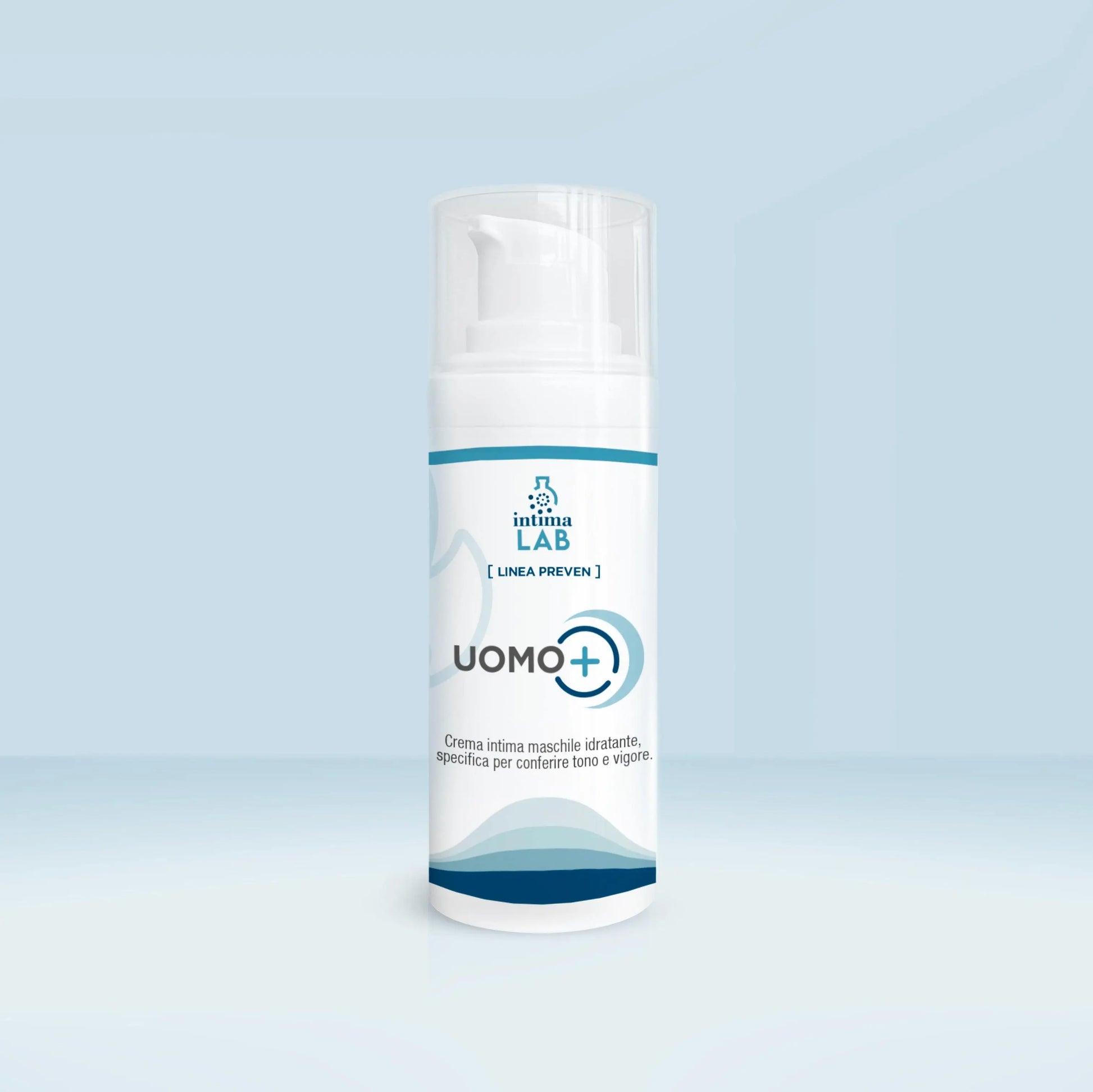 Crema Idratante intima corpo Uomo tonificante e Rinvigorente deodorante di Intimalab. Formula Naturale biologica, arricchita con acido ialuronico. La migliore crema da uomo che Tonifica e rinvigorisce la zona intima. Migliora la circolazione e l'erezione offrendo una piacevole sensazione di calore stimolante.