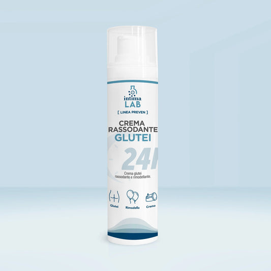 Crema rassodante glutei IntimaLab 100ml: effetto push-up immediato. Arricchita con acido ialuronico, tonifica e rimodella i glutei per un aspetto più sodo e compatto.