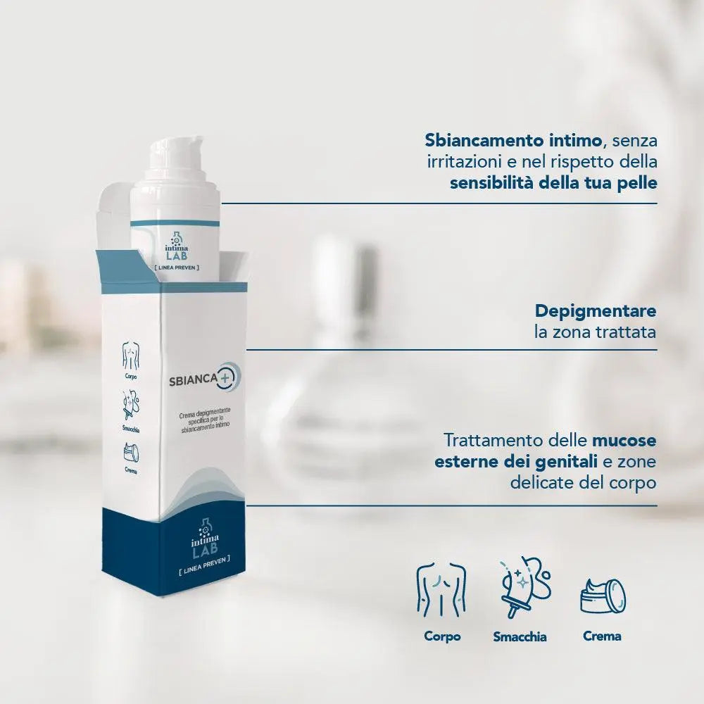 Crema sbiancante intima - Sbianca+ | 50ml - IntimaLAB