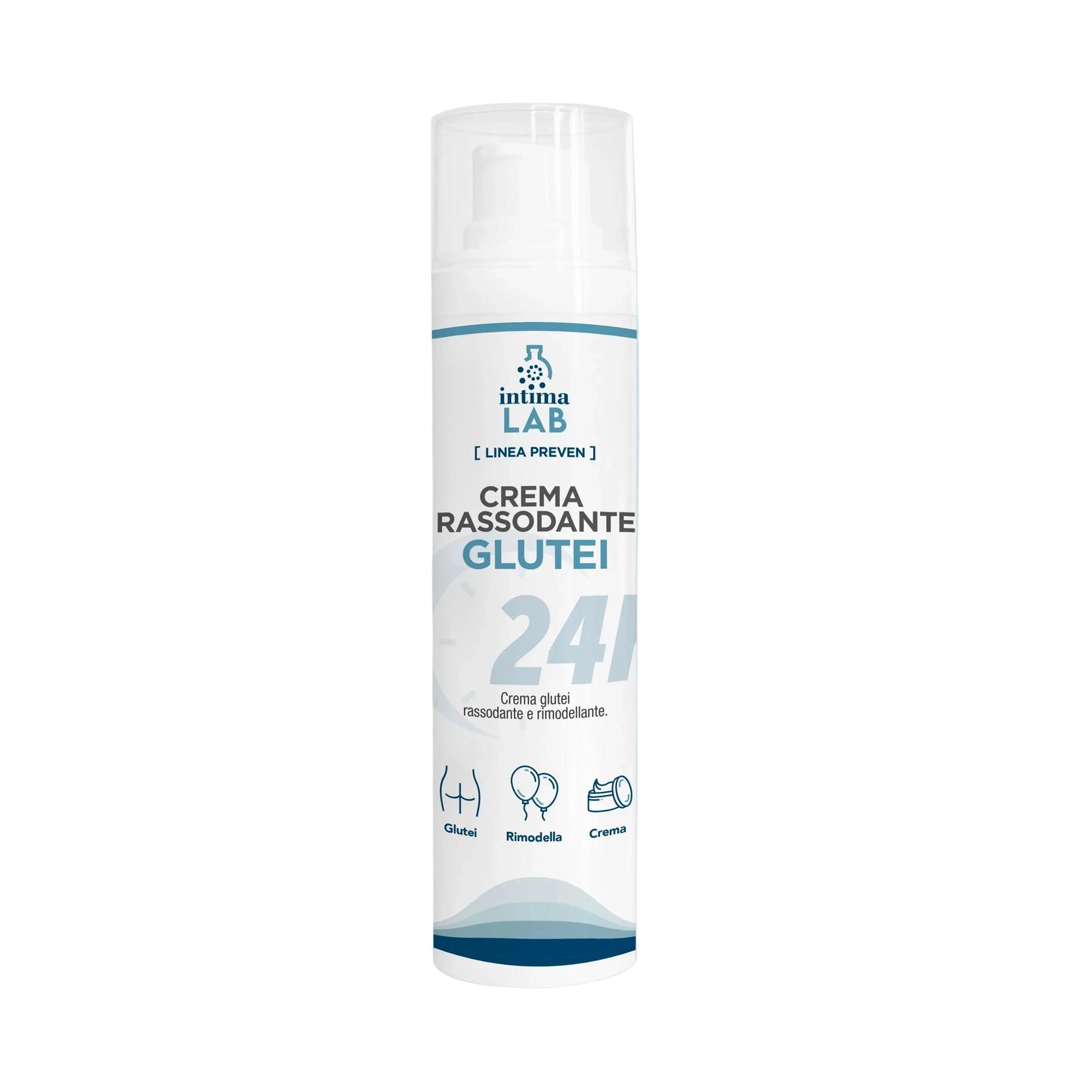 Crema rassodante glutei IntimaLab con acido ialuronico. Azione tonificante per un aspetto più sodo e compatto - 100ml.