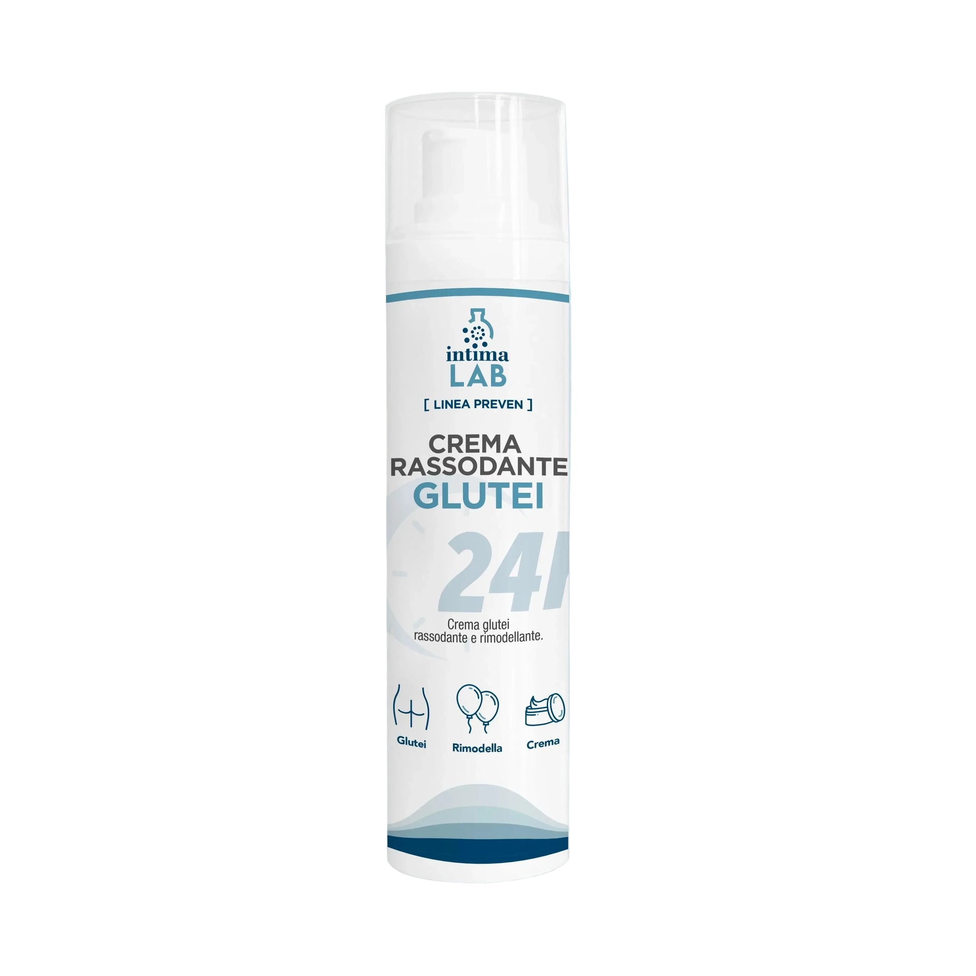 Crema rassodante glutei IntimaLab con acido ialuronico. Azione tonificante per un aspetto più sodo e compatto - 100ml.